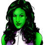She-Hulk colored