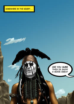 Lone Ranger comic page 1