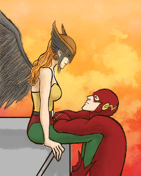 HawkgirlxFlash