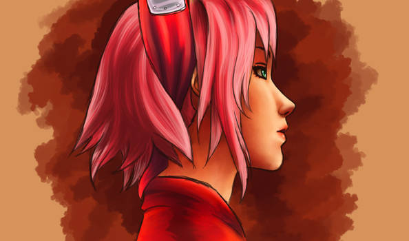 Sakura Haruno painting 1