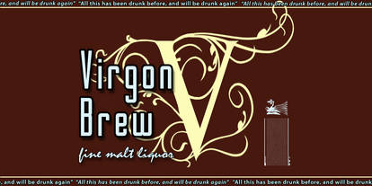 Virgon Brew label