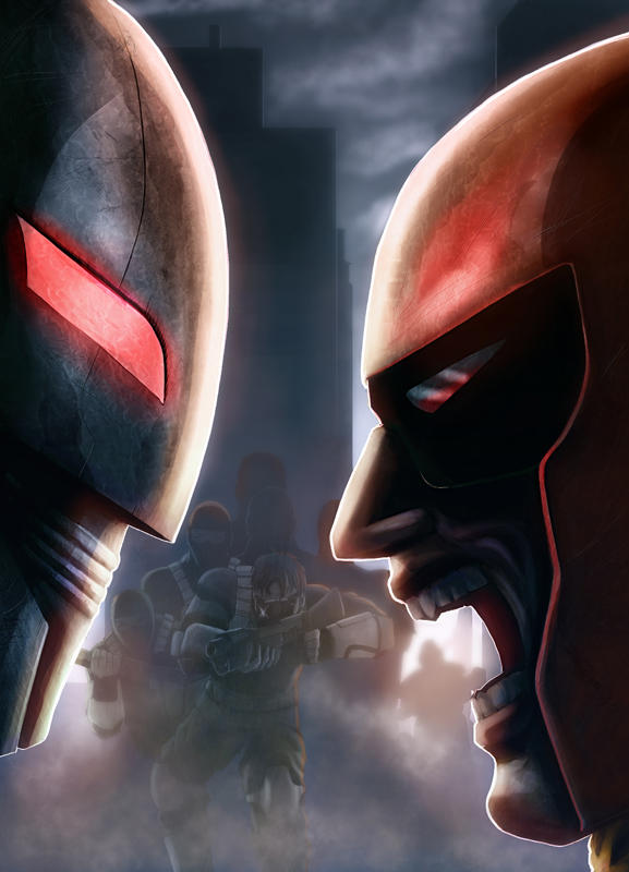 Villain versus Hero by Brollonks on DeviantArt