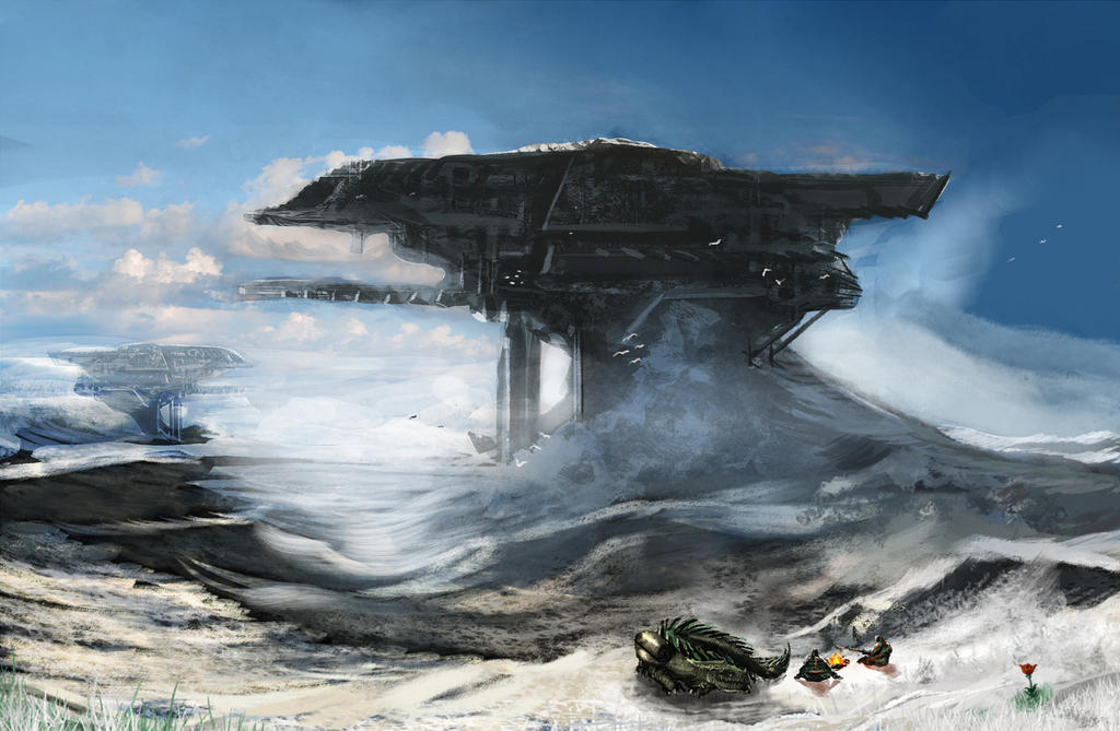 Explorers - Remains of an advanced civilization by Brollonks on DeviantArt