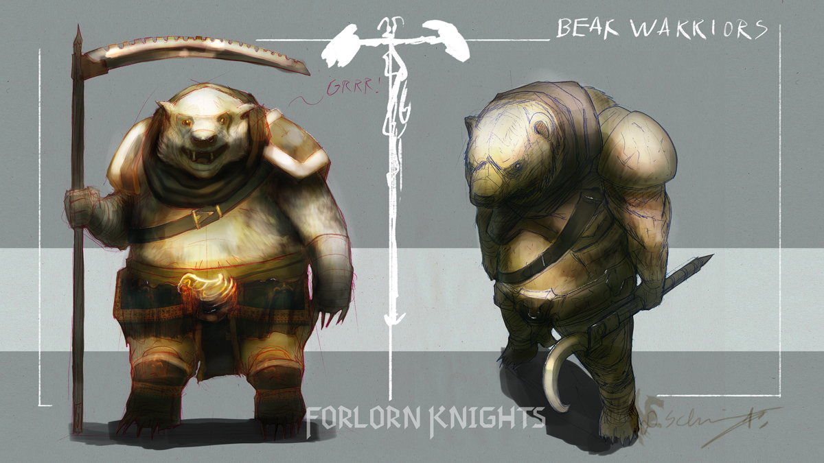 Bear Warriors - Character Design