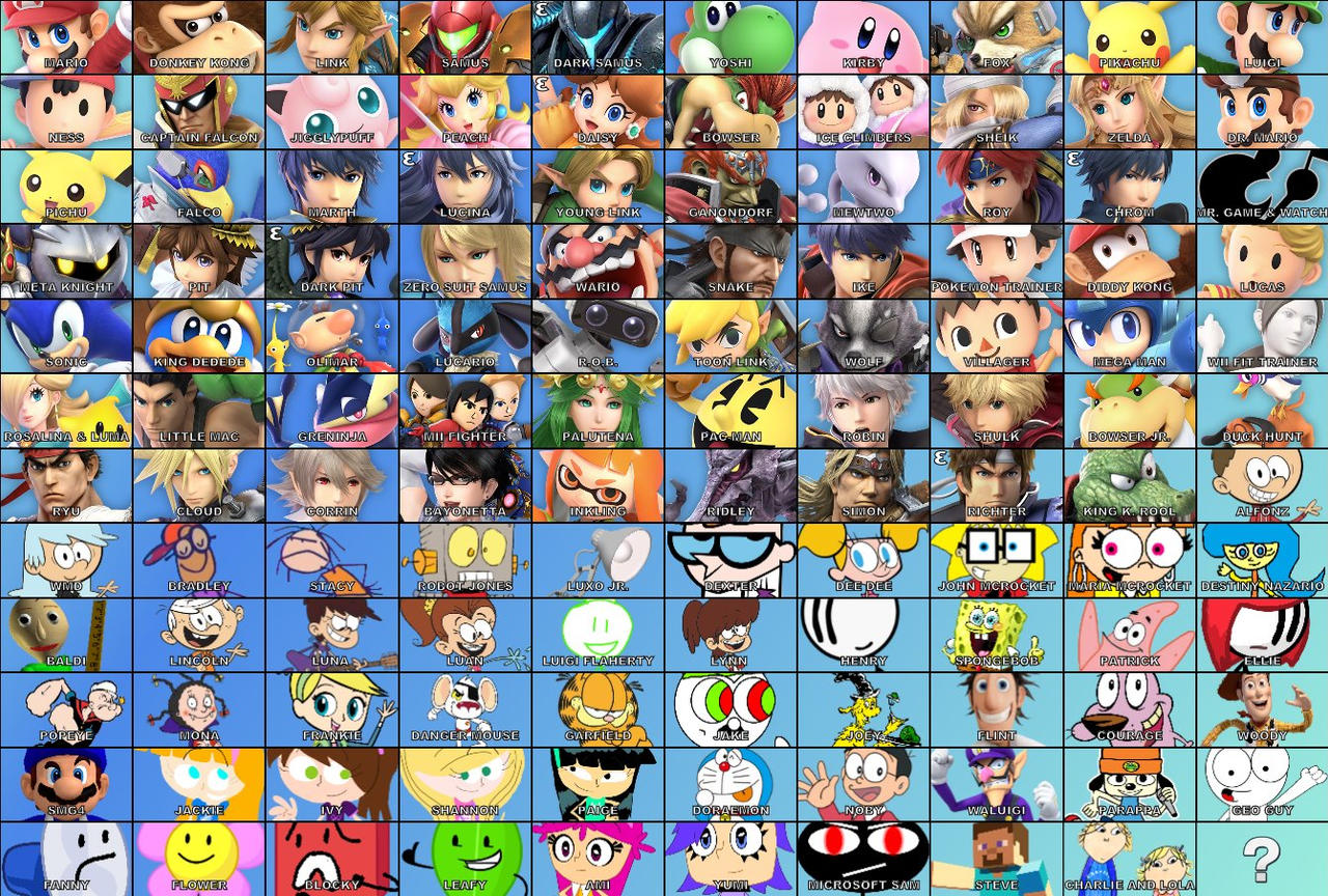 Computer Game Crew Roster Roster Updated by GamingNerd2019 on DeviantArt