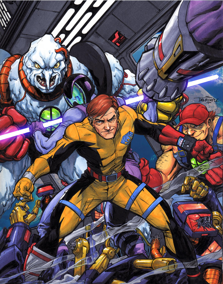 Bionic Six Space Station Battle by ScottDalrymple on DeviantArt