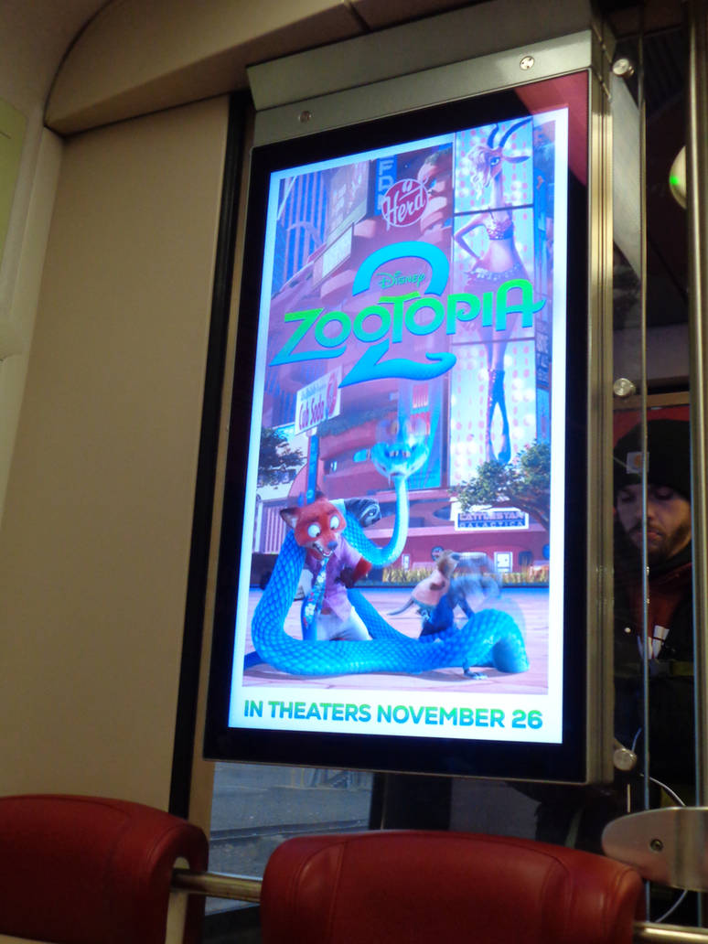 Zootopia Subway Map Zootopia 2 Ad on Metro-North Train by SJF-Penguin on DeviantArt