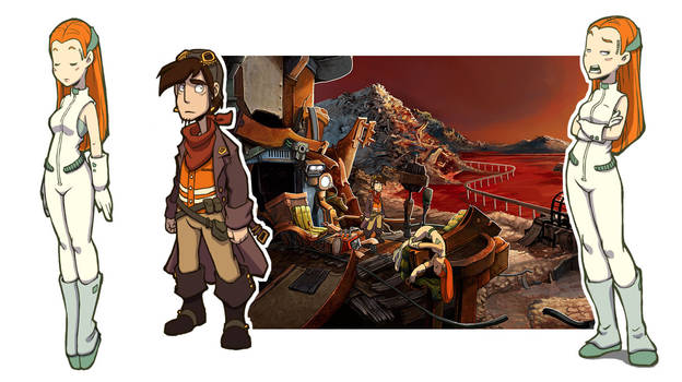 deponia character design