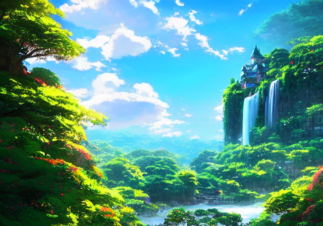 Alluring Scene Lush Forest Dramatic Composition Bl by Haboryum on ...
