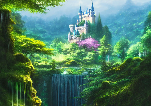 Alluring Scene Lush Forest Dramatic Composition Ca by Haboryum on ...