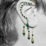 Emerald and gold wrap v6- SOLD