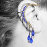 Sapphire Crystal Ear Wrap- SOLD