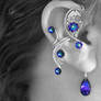 Heliotrope Steampunk Ear Wrap n Cuff Set v2- SOLD