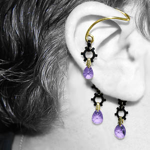 Purple Industrial Ear Wrap V6