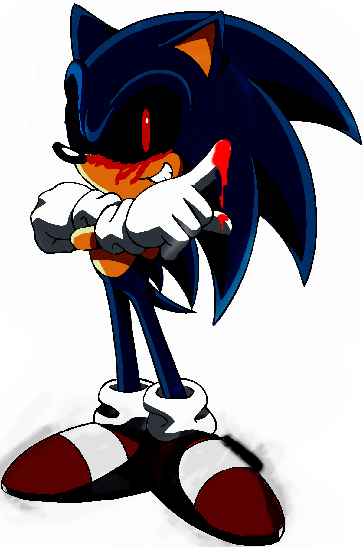 Sonic.EXE Render by Kingevan210 on DeviantArt