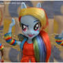 EQUESTRIA GIRLS Rainbow Dash doll repaint