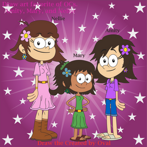 Draw art favorite of OCs: Amity and friends