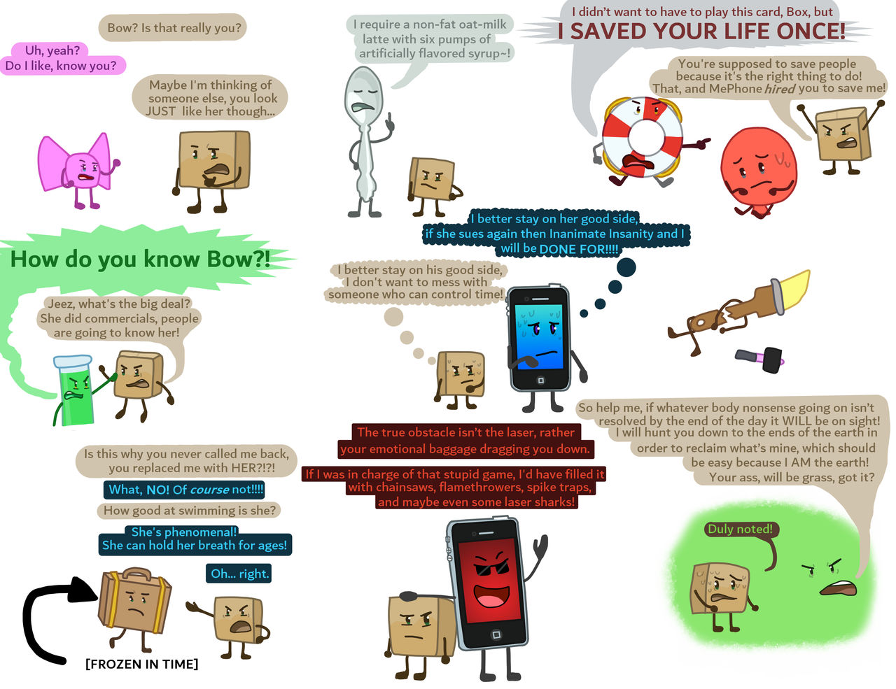 Inanimate Insanity Box Deviantart Inanimate Insanity Early Unboxing AU art dump. by SparkleWolf404 on ...