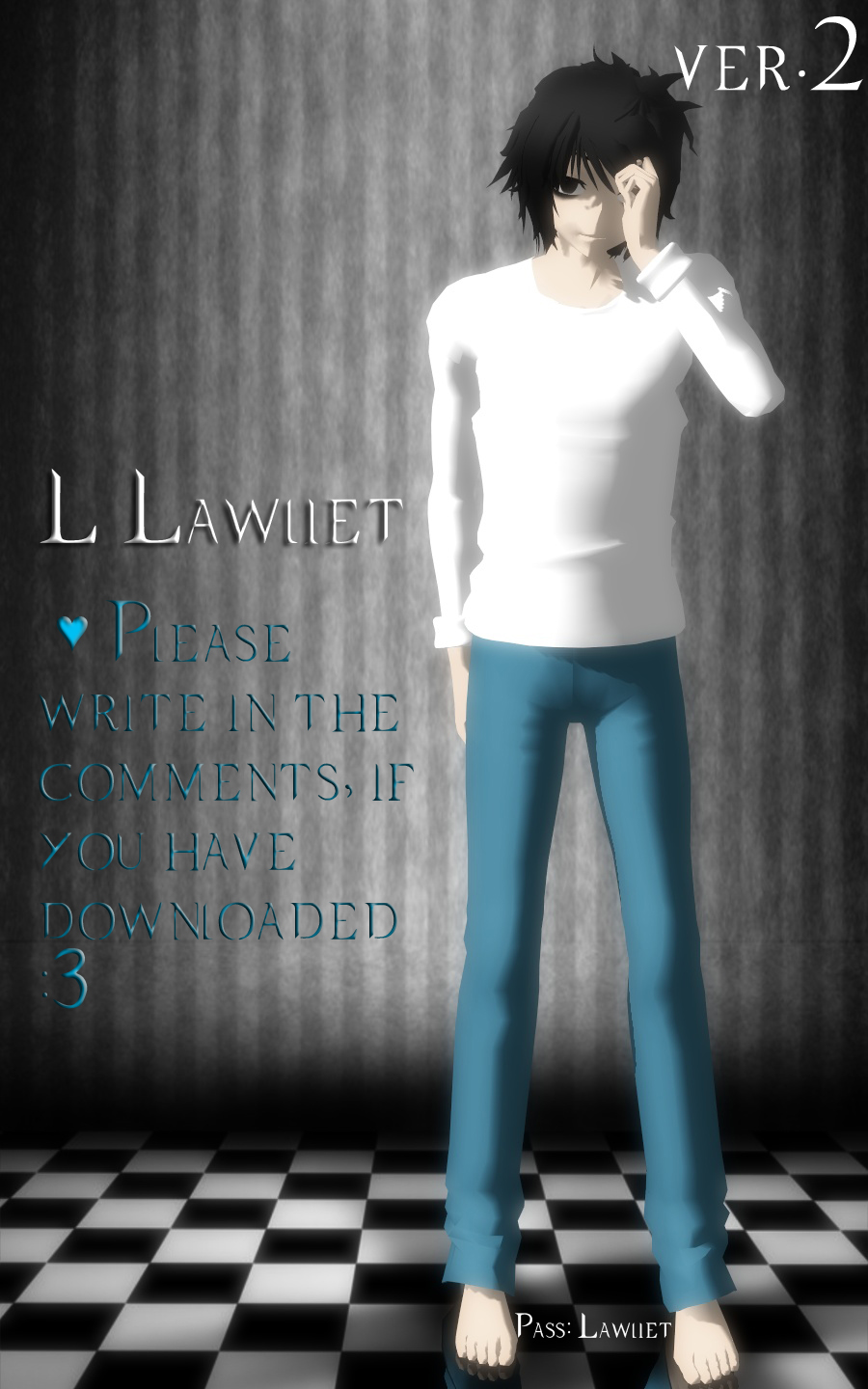 Mmd Dl L Lawliet Ver 2 By Alisato On Deviantart Mmd Dl L Lawliet Ver 2 By Alisato On Deviantart