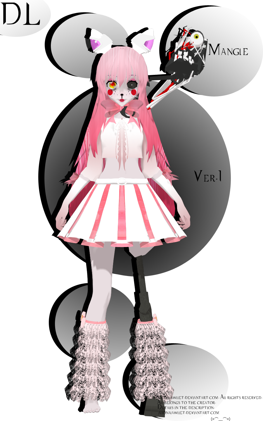 [MMD][DL] Mangle FNAF2