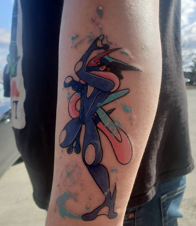 Greninja Tattoo by hayleevroman on DeviantArt