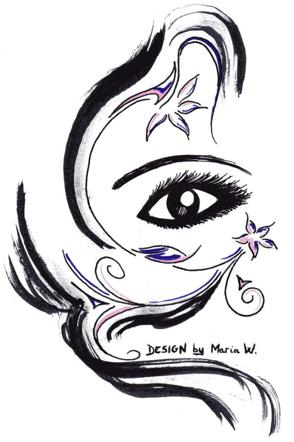 Decorated Eye by avrilaria on DeviantArt