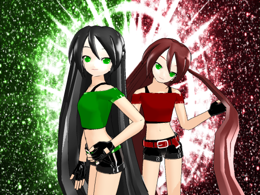 MMD-WWE: The Bella Chicks (Camy y/and Jade)