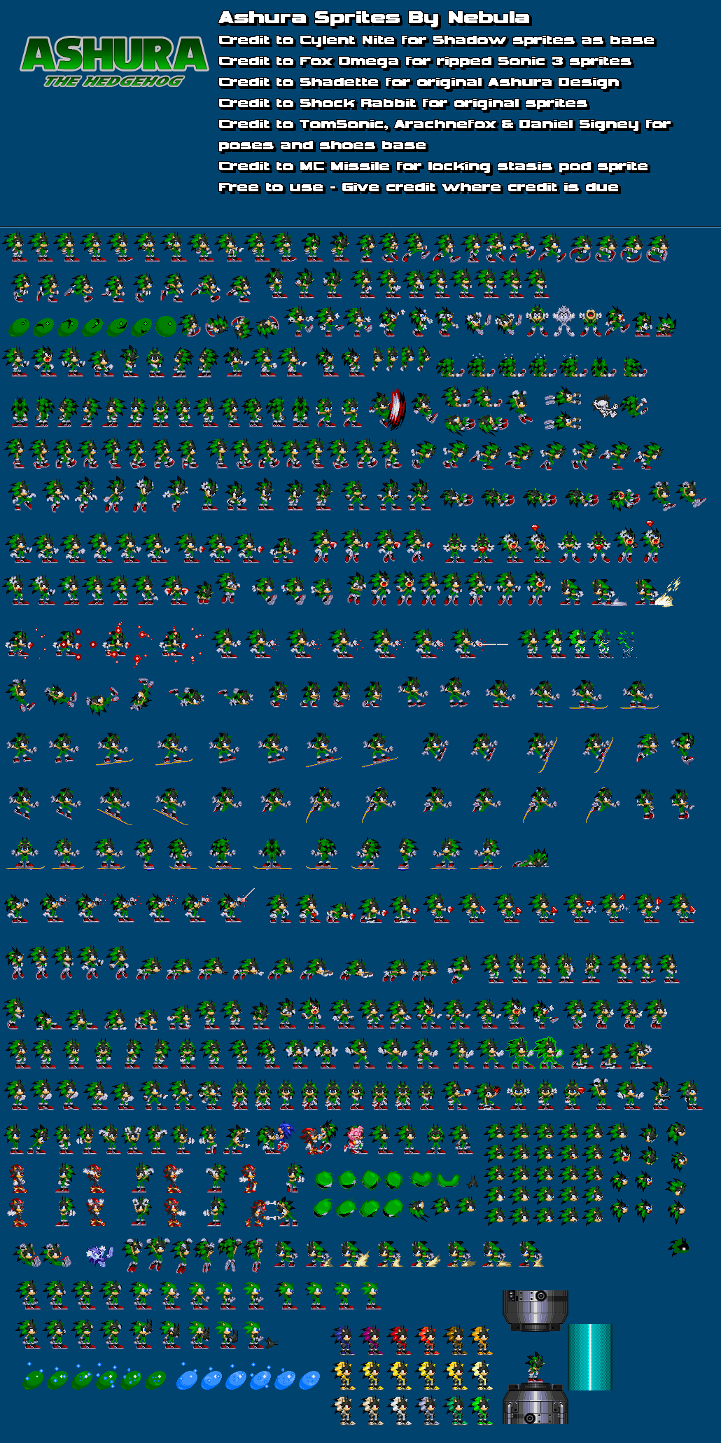 Ashura The Hedgehog Advance Sprites ashura-the-hedgehog-advance-sprites
