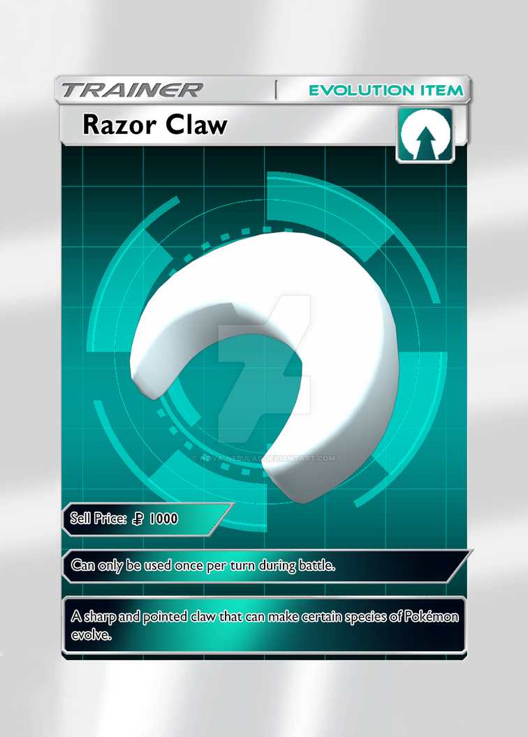 Evolve Item Card - Razor Claw by Nova-Nebulas on DeviantArt