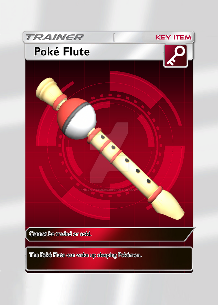 Key Item Card - Poke Flute by Nova-Nebulas on DeviantArt
