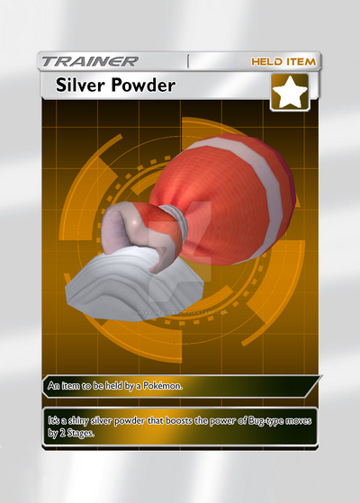 Held Item Card - Silver Powder by Nova-Nebulas on DeviantArt