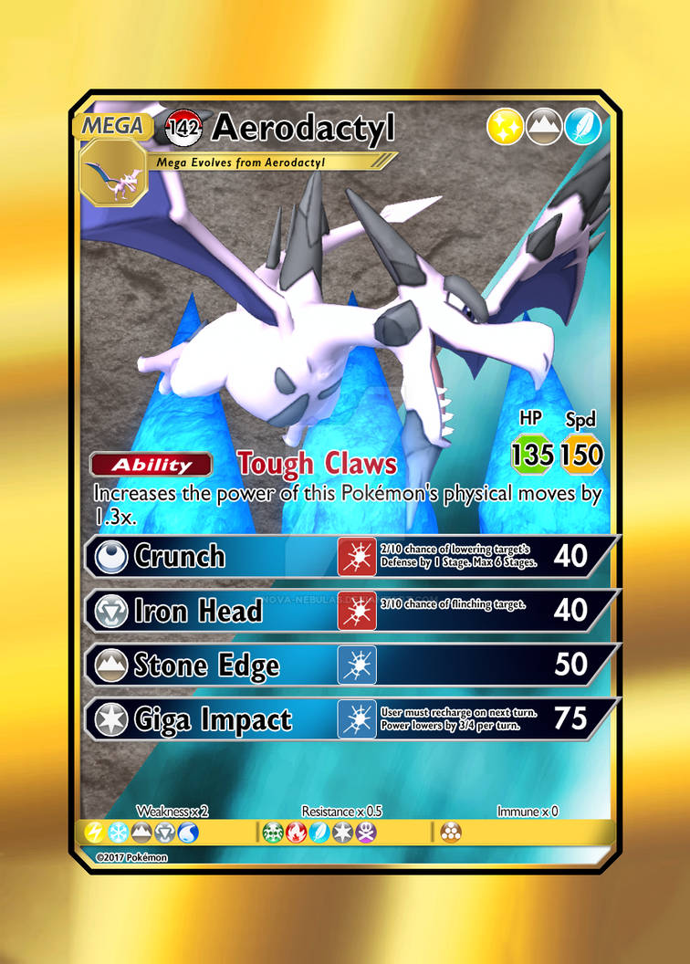 mega aerodactyl pokemon card Concept Mega Aerodactyl EX