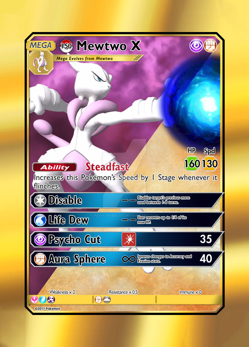Pokemon Mega Mewtwo Cards Pokemon Card #150 Mega Mewtwo Y By