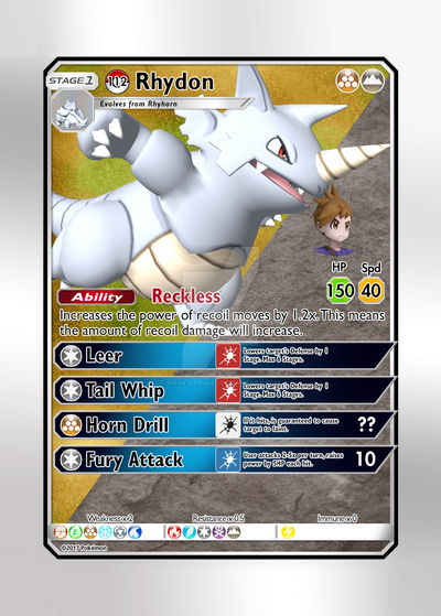 Pokemon Card - #112 Blue's Rhydon by Nova-Nebulas on DeviantArt Pokemon Card - #112 Blue's Rhydon by Nova-Nebulas on DeviantArt