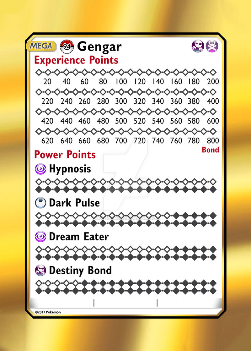 Pokemon Card - #94 Mega Gengar Shiny by Nova-Nebulas on DeviantArt