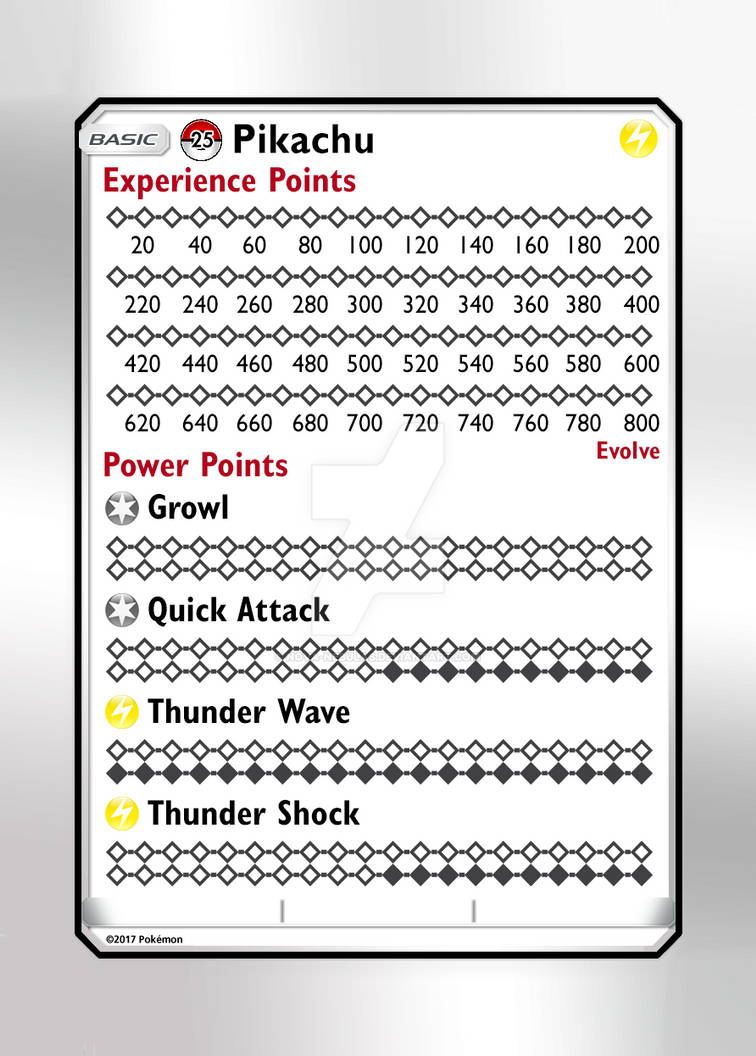 XP and PP Card - #25 Lt. Surge's Pikachu by Nova-Nebulas on DeviantArt