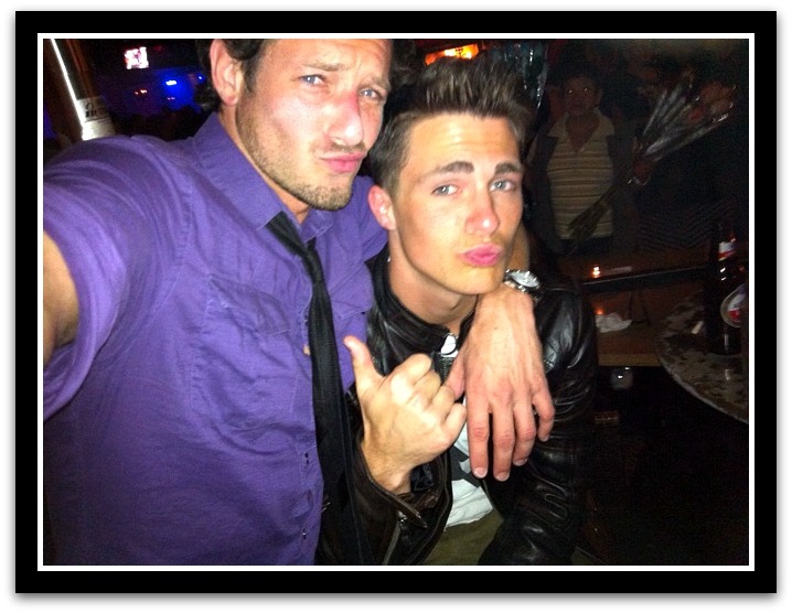 Ian and Colton partying