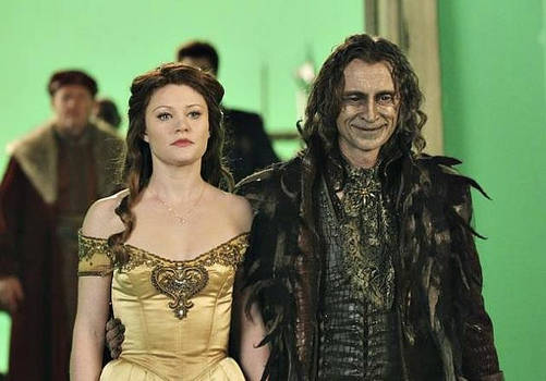 Green screen Rumpelstiltskin and Belle 3