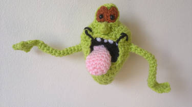 Crochet / Amigurumi Slimer from Ghostbusters