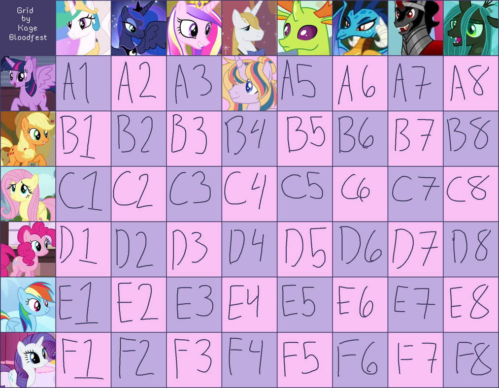 Mane 6 x Royalty (47/48) Open by Tsukikage-Bloodrage on DeviantArt