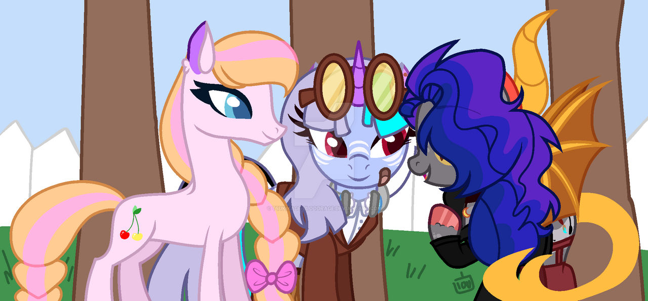 Mlp Red Rage Mane gals(MLP: The Heart Glows) by Tsukikage-Bloodrage on DeviantArt