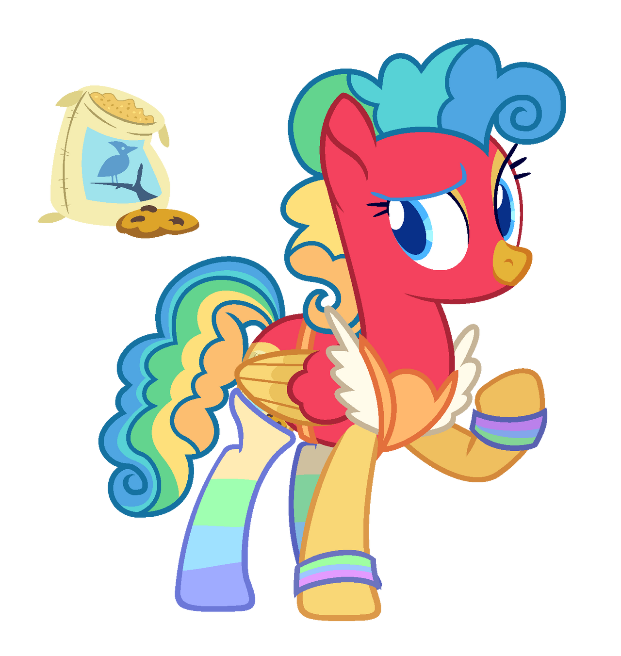 Mlp Red Rage Poppy Partridge as a pony(MLP:RH) by Tsukikage-Bloodrage on DeviantArt