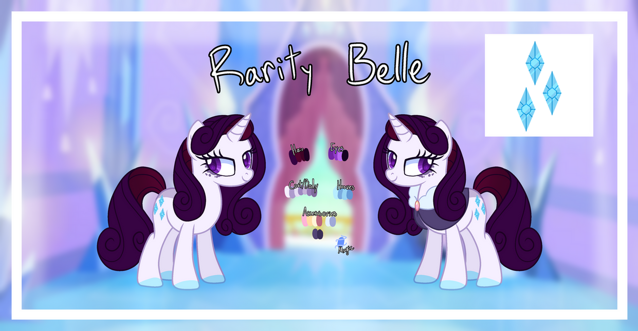 MLP Rarity Belle(Shadowverse) Ref by Tsukikage-Bloodrage on DeviantArt