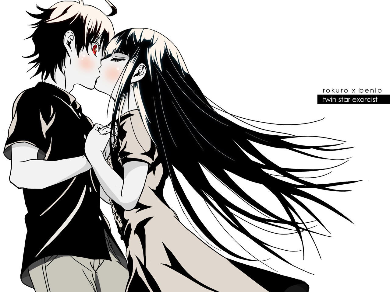 Rokuro And Benio By Allwewanttobe On Deviantart