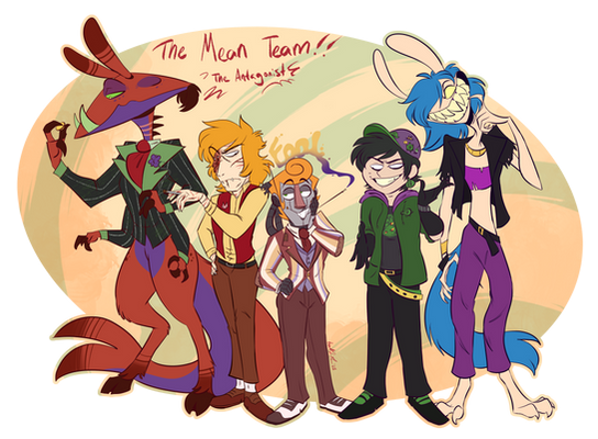 The Mean Team (Modern Clothes Version)