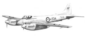 DH.103 Sea hornet F.Mk.20