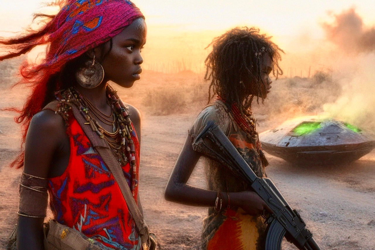 Aliens in Africa by populussenatusque on DeviantArt