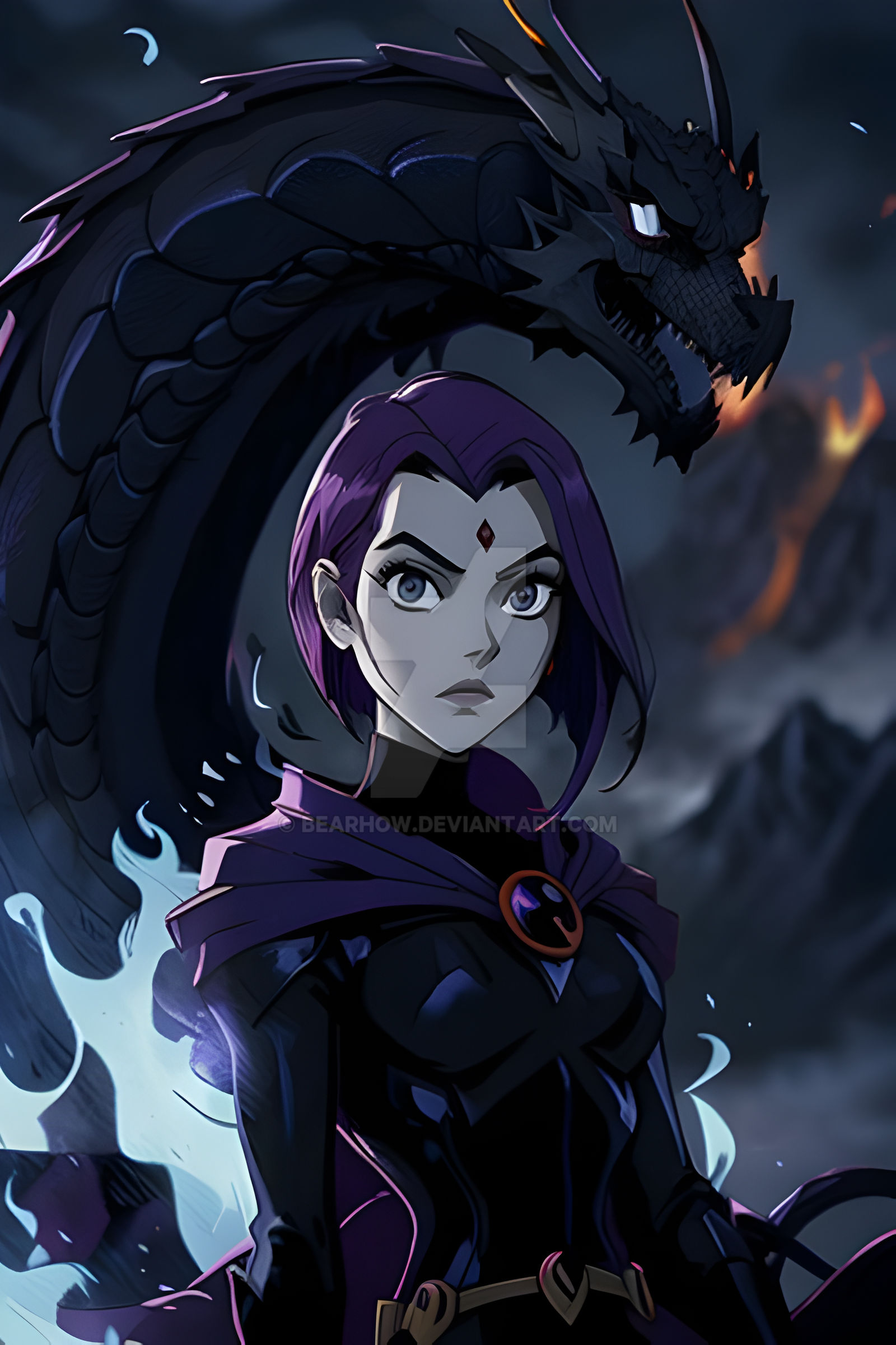 Raven, Dragon Rider 005 by bearhow on DeviantArt