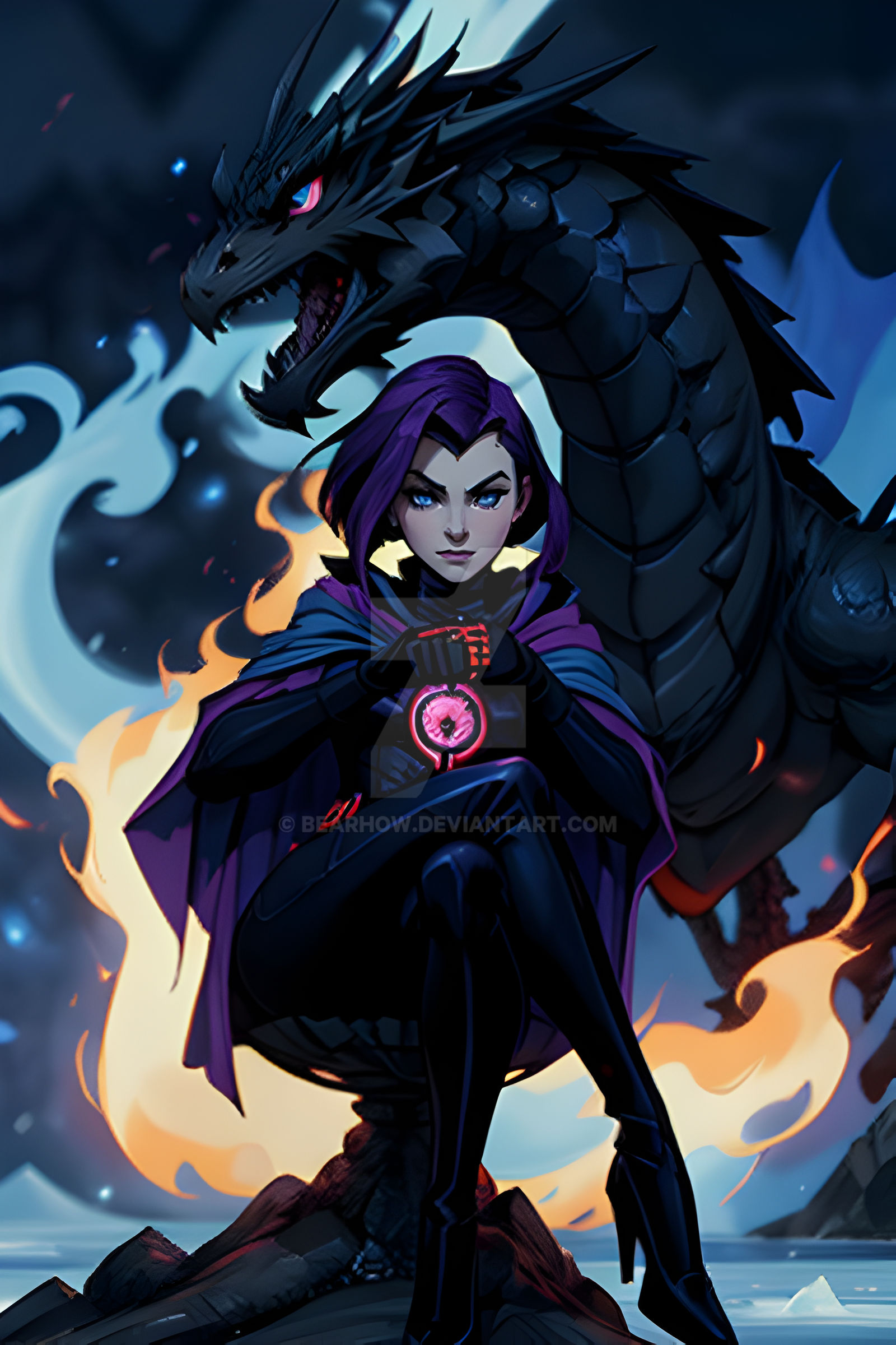 Raven, Dragon Rider 005 by bearhow on DeviantArt