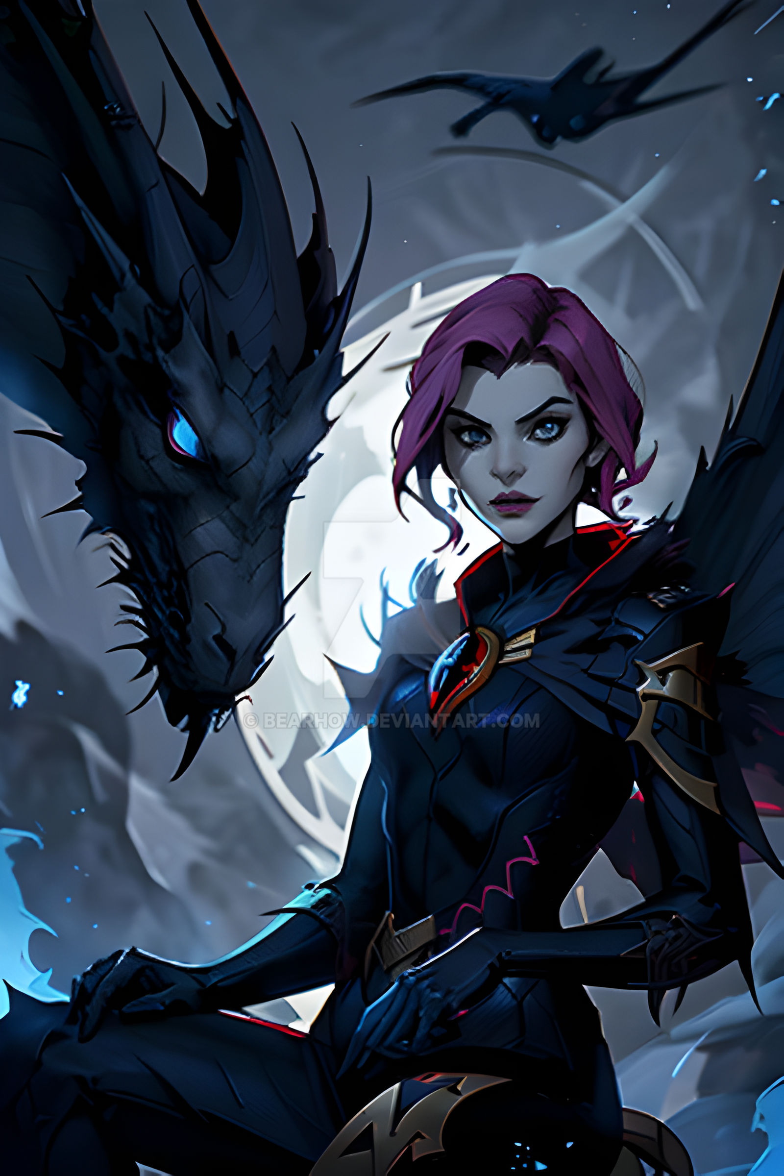 Raven Rider Model Raven, Dragon Rider 006 by bearhow on DeviantArt